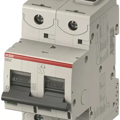 Disgiuntore ad alte prestazioni ABB S802S-UCK3, 2P K-3A, 500/1000VDC, 50kA 
