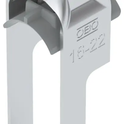 Brida rapida BET 2056 piede a W materia sintetica 16…22mm 1×cavo alluminio 