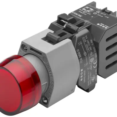 Segnale luminoso INS EAO04 traslucido IP65, rosso 