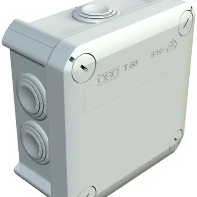 Scatola di derivazione T60 Bettermann grigio chiaro, senza alogeno IP55-66 