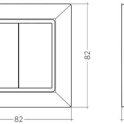 AP-Funktaster EnOcean Tridonic basicDIM Wireless UI EWSDB 2-Kan weiss 