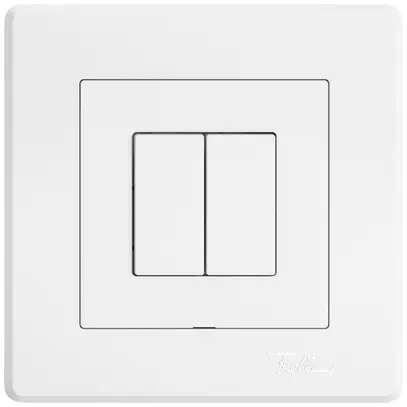 Interruttore a pulsante INC EDIZIO.liv Wiser SNAPFIX® 2 canali 2 tasti bi 