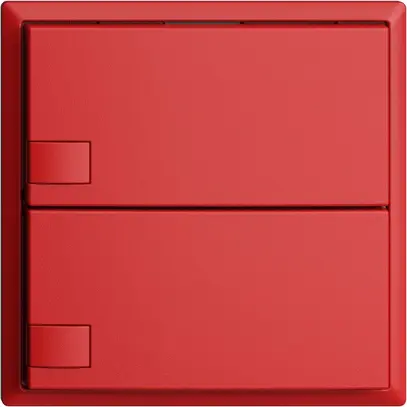 Pulsante INC KNX 2×EDIZIOdue berry RGB senza LED 