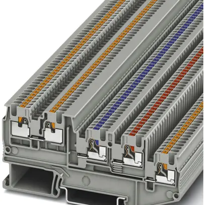 Morseto a funzioni 0.14…1.5mm² 4L Push-In grigio 