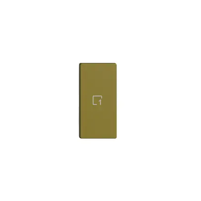 Pulsante 1/2 INC horiz. Edue Wiser simbolo scena 1 olive 