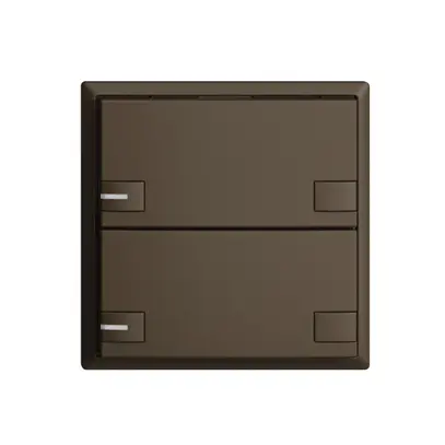 Poussoir KNX RGB EDUE, 250mW, a.LED RGB, 2×poussoir, comm.2×touches, cof 