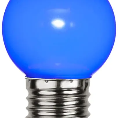 Lampada LED M. Schönenberger E27 1W 6lm 69mm G45 opale blu 