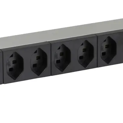 Presa multipla 19" Legrand 12×T23 3m 1UA nero 