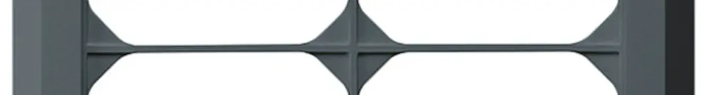 Telaio di copertura INC kallysto.line 4×2 antracite 152×272mm 