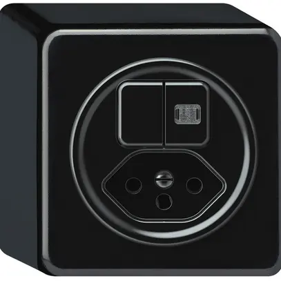 Combinazione AP origin sch 3+3 + 1×tipo 13 1×luminoso nero 