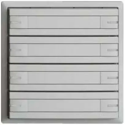 Pulsante KNX RGB EDUE, 250mW, c.LED RGB, c.carta, 8×pulsante, com.1×tasto, grc 