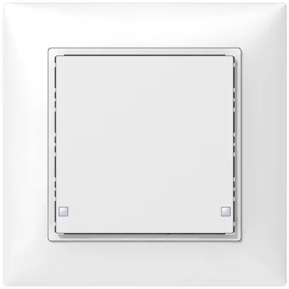 Sensore pulsante INC SIDUS KNX Design tipo B, 1/2, bianco lucido 