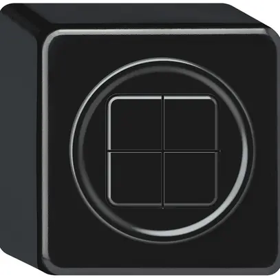 Pulsante KNX AP origin 4×tasti nero 