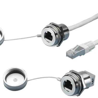 Passage Rittal SZ 2482.700 prise RJ45/fiche RJ45 1…6mm IP67 0.5m 
