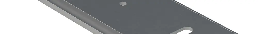 Barra di raccordo DOTLUX CONNECT alluminio 140×55×5mm argento 