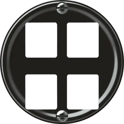 Kit di montaggio origin diritto 4×HMS nero 