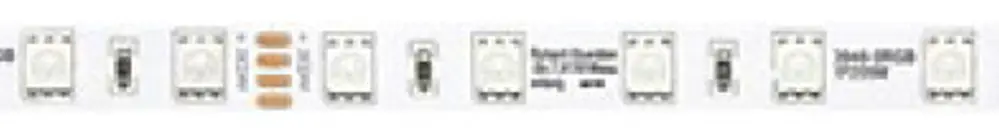Bande LED DOTLUX, 72W, 10mm, RGB, rouleau de 5m, a.câbles de connexion 15cm 
