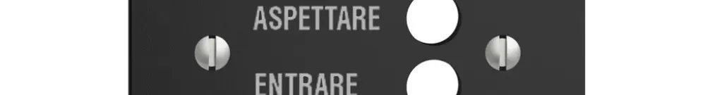 Placca frontale EDIZIOdue nero italiano 