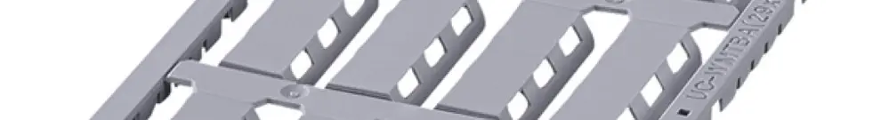 Repères pour câble PX UC-WMTBA (29X8)/PP SR 29×8mm 12 pièces argent 