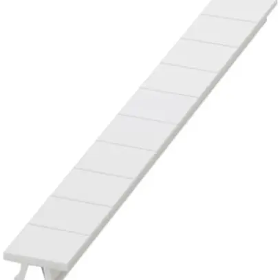 Zackband ZB weiss unbedruckt für Klemmen B=10mm 
