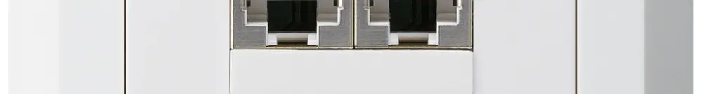 Scatola INC kallysto.line 2×RJ45s separato bianco 