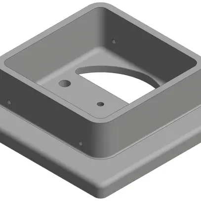 Socle de montage 130×130mm Woertz 