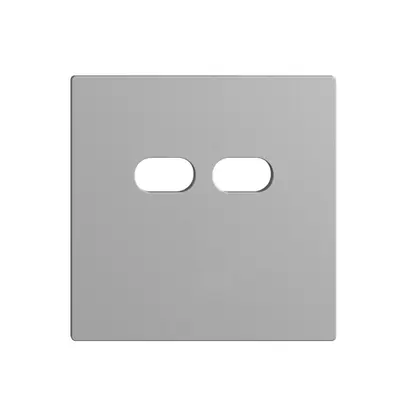 Kit de montage Feller EDIZIOdue pour prise USB 18W 2×type C silver 
