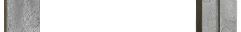 Support de module LINEA 5000 1 module 129×127mm zinc 