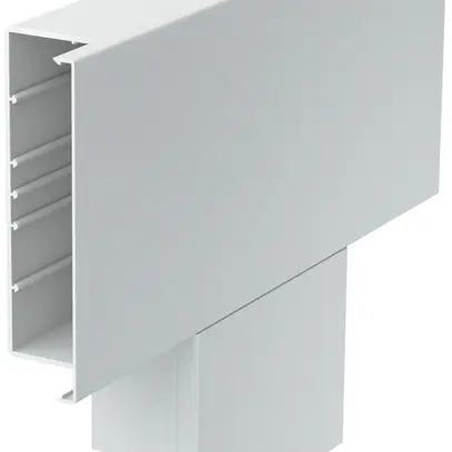 Dérivation T Bettermann 400×210×80mm, PVC, gris clair, 7035 