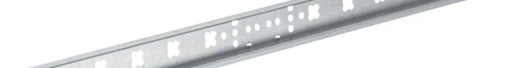 Hutschiene Hager univers N 2-feldrig 35×15×1.5mm 