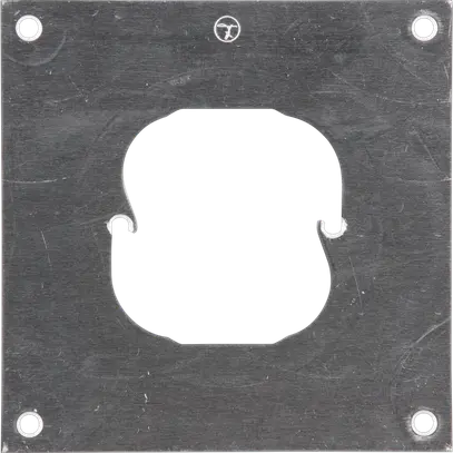 Placca di fiss. III 110×110mm dist.buchi di fiss. 52mm grd.I 