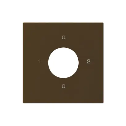 Kit di copertura kallysto per interruttore a chiave S2/1 polo marrone 