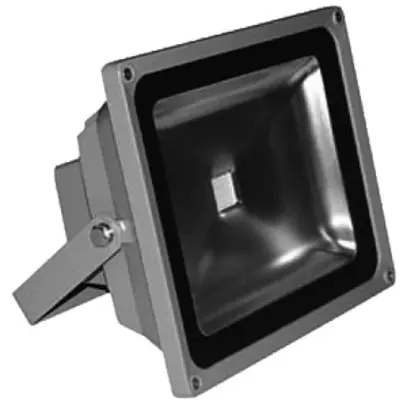 Projecteur LED 30W 2400lm IP65 gris 