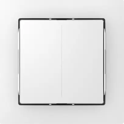 Sensore pulsante ABB Sidus KNX Basic tipo-E, 1/2, bianco 