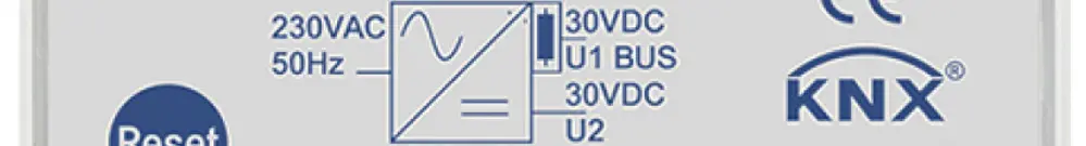Alimentazione KNX AMD MDT STV-0640.02 29V 640mA1 linea 1 bobina di blocco 4UM 