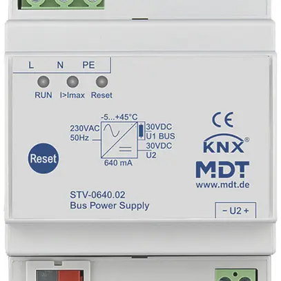 REG-Spannungsversorgung KNX MDT STV-0640.02 29V 640mA 1 Linie 1 Drossel 4TE 
