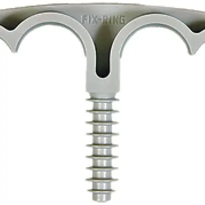 Brida tubo Fix Ring 25mm grigio chiaro 