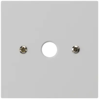 Plaque frontale kallysto 60×60mm gris clair pour boîte de raccordement 