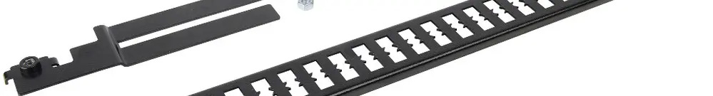 Support de câbles pour panneau Netscale 48, arrière, noir 