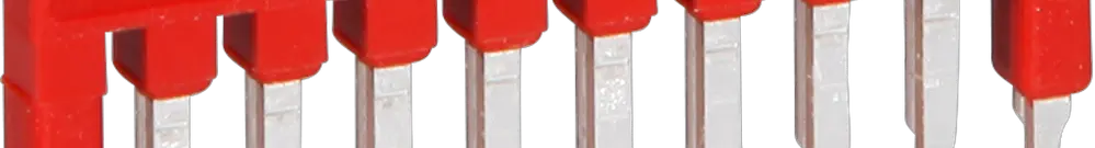 Ponticello ad innesto 3.5 mm 10L rosso 