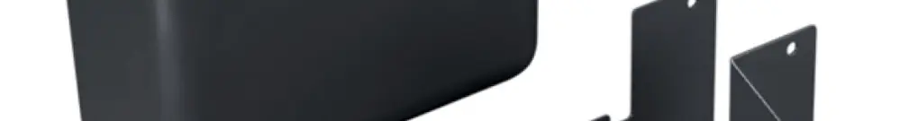 Poubelle Rittal AS 4051.115 pour WS540 120×282×135mm matière synthétique noir 