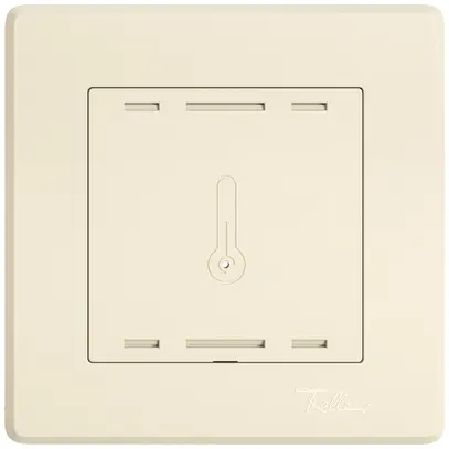 Kit di copertura INC EDIZIO.liv Wiser SNAPFIX® per sensore temp.96×96mm cr 