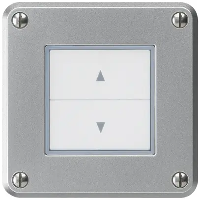 Pulsante per tapparelle INC robusto IP55 alluminio con 2 tasti di comando combi 
