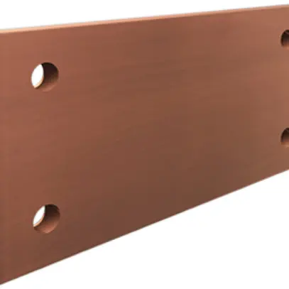 Raccord pour barres Rittal SV 9686.250 plat 195×100×10mm 