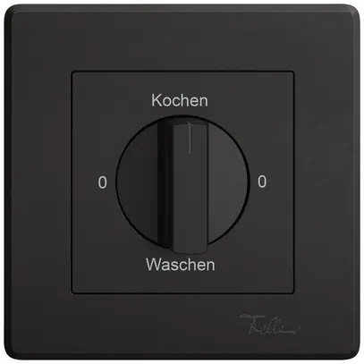 UP-Montageset EDIZIO.liv SNAPFIX® f.Drehschalter m.Griff 0-Kochen-0-Waschen sz 