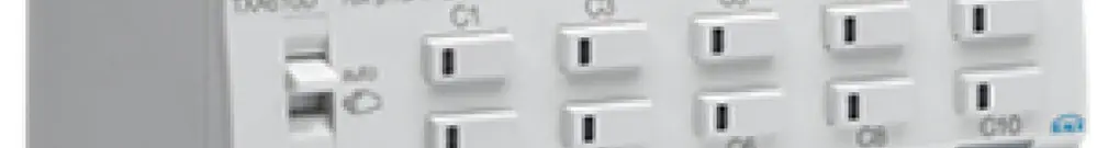 Module de sortie AMD KNX Hager easy 16A charge C décuple 