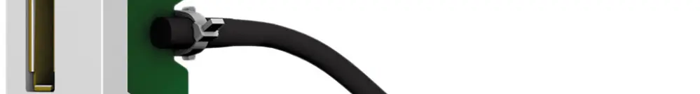 Module DisplayPort Cecoflex pour système de montage AV, f/f, câble, blanc 