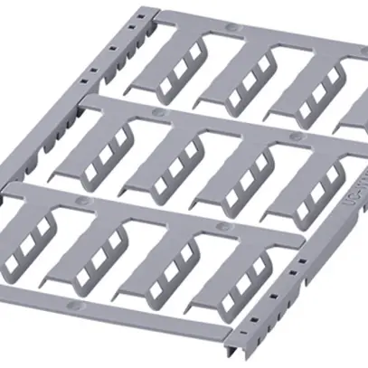 Repères pour câble PX UC-WMTBA (24X5)/PP SR 24×5mm 12 pièces argent 