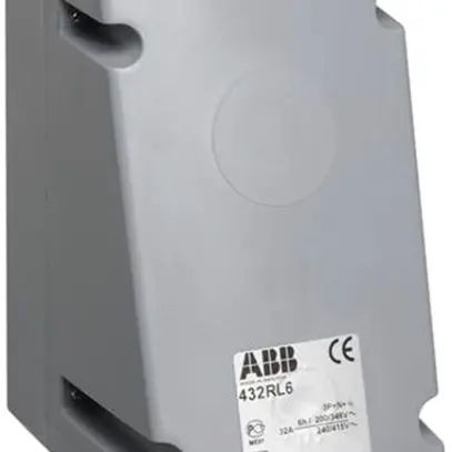 Presa AP CEE 3LNPE32A 346…415VAC IP44, rosso 