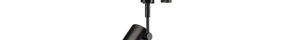 Projecteur SLV BIMA, GU10 50W avec adaptateur 3-phases IP20 noir 